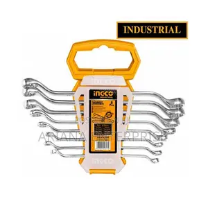 INGCO Offset Ring Spanner Set 8pcs (6-22mm)