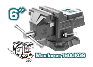 Total Bench Vice 6" (150mm) Swivel Base