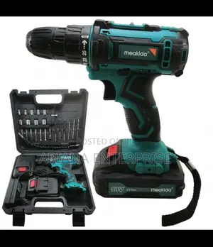Meakida 18V Cordless Drill with 2 Batteries