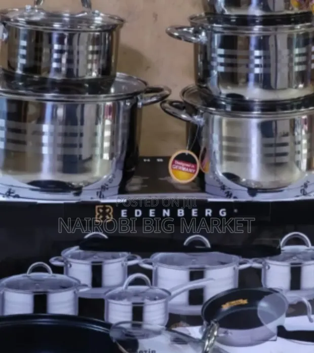 12pcs Edenburg Cookware Set - Brand New - 1