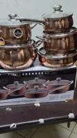10pcs Gold Edenburg Cookware Set - 1