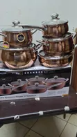 10pcs Gold Edenburg Cookware Set - 2