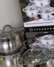 6pcs Edenburg Stainless Steel Cookware Set - 1