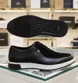 Tommy Hilfiger Black Leather & Suede Casual Shoes - 1