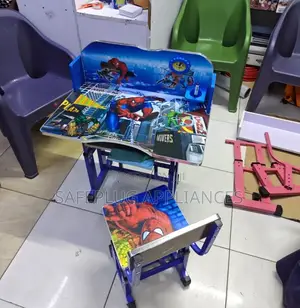 Brand New KIS Study Desk - Blue Wood