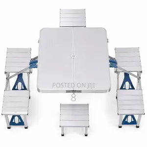 Folding Picnic Table Set with 4 Seats