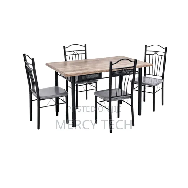 Modern Compact 4-Seater Dining Table - 1