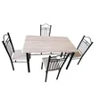 Modern Compact 4-Seater Dining Table - 2