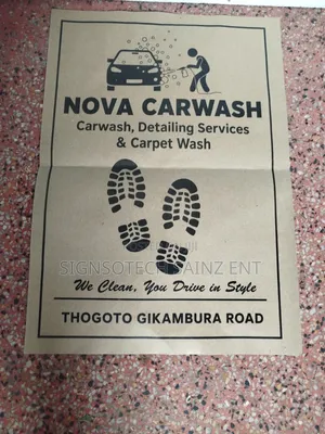 Custom Car Mats Printing Service