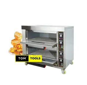 Brand New Twin Deck 4 Trays Commercial Oven