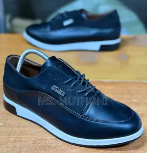 Hugo Boss Smart Casual Leather Shoes, Sizes 40-46