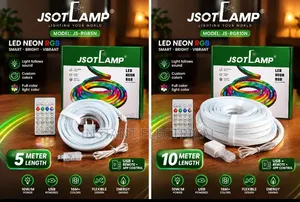 JSOTLAMP 10m RGB LED Neon Strip Mwanga na Remote & App Control