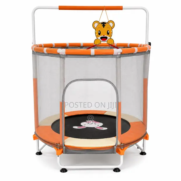 5FT Kids Mini Trampoline with Safety Net - 1