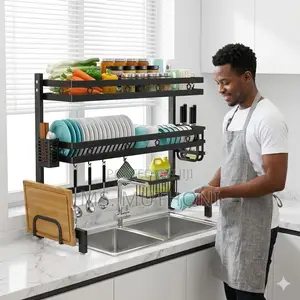 85x21x81.5cm Over-the-Sink Drying Rack
