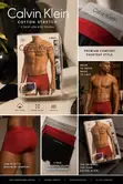 Calvin Klein Cotton Stretch 3-Pack Low Rise Trunks - 1