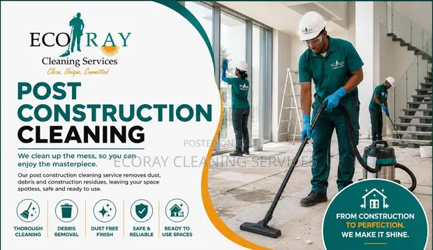 Post Construction & Renovation Cleaning Services - 1