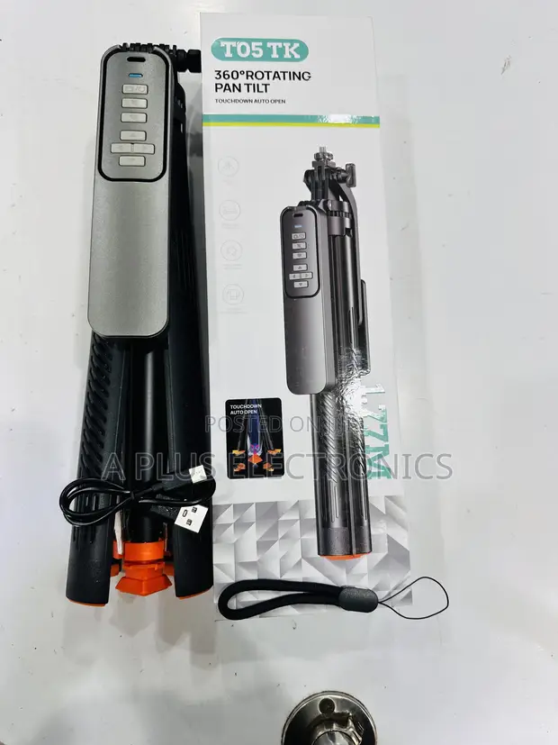 LD T05 1.77M Adjustable Tripod Stand for Camera & Phone - 1