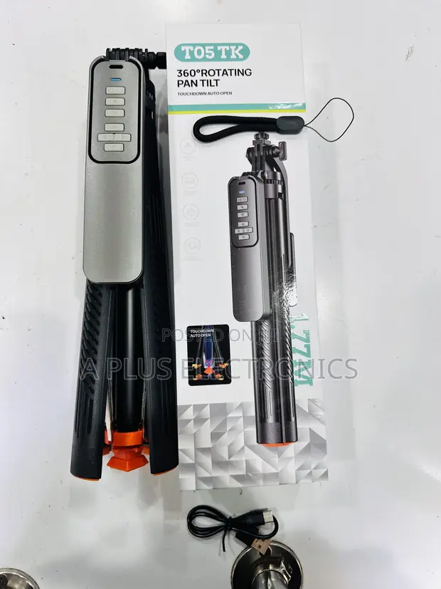 T05 1.77m Tripod Stand for Camera & Phone - 1