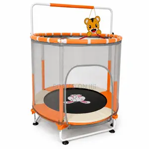 5ft Mini Kids Trampoline with Safety Handlebar