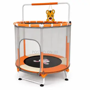 5FT Kids Round Trampoline with Safety Net