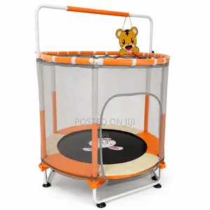 5FT Children Indoor Play Trampoline with Enclosure
