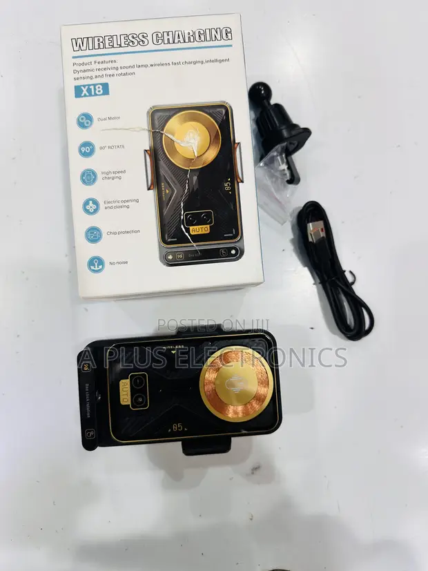 X18 Smart Sensor Wireless Charging Car Phone Holder - 1