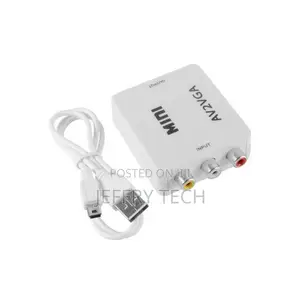 Mini HD AV to VGA Video Converter Box