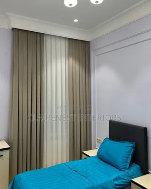 Home Interiors Grey and Beige Curtains