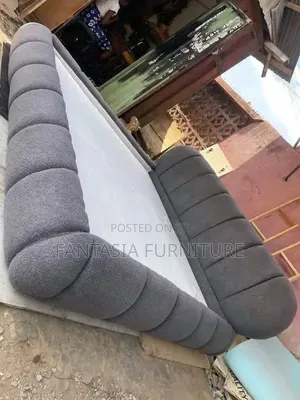 Grey 5x6 Bubble Bed Frame - Brand New