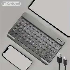 Rechargeable Wireless Keyboard - Black