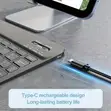 Rechargeable Wireless Keyboard - Black - 2