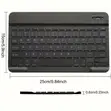 Rechargeable Wireless Keyboard - Black - 3