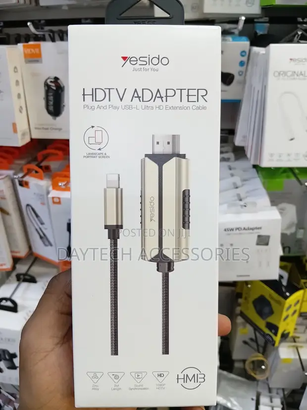 Yesido HM13 2M 1080P Lightning to HDMI Cable - 1