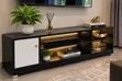 Imported Executive TV Stand with Shelves and Cabinet - 1
