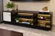 Imported Executive TV Stand with Shelves and Cabinet - 2