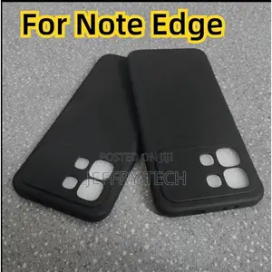 Infinix Note Edge Silicone Protective Case - Matte Black