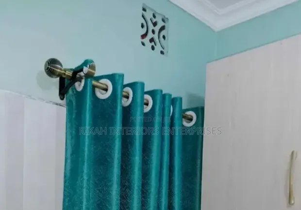 Jua Kali Powder Coated Curtain Rods - Brand New - 1