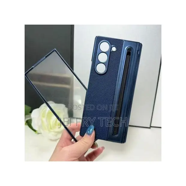 Samsung Z Fold 6 Case with S Pen Holder & Screen Protector - 1