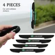 4pcs Flexible Land Rover Rubber Strips Anti-Collision Scratch Guards - 2
