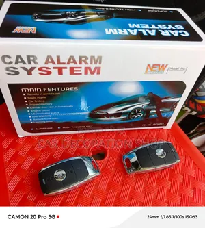 Car Alarm System with Automatic Central Door Locking