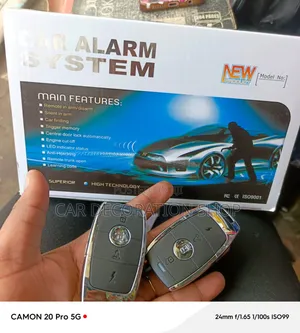 Universal Car Alarm System with Remote Lock/Unlock