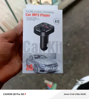 X8 Bluetooth FM Transmitter & USB Charger