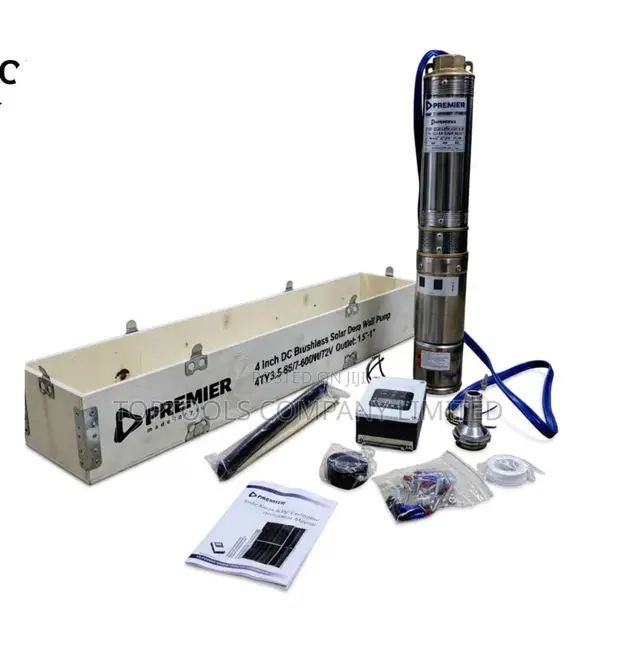 Premier Solar DC Submersible Water Pump 65m 600W 72V - 1