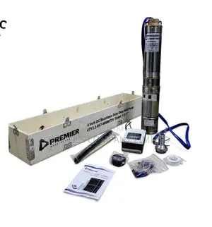 Premier Solar DC Submersible Water Pump 65m 600W 72V