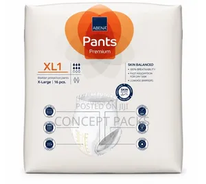 Abena Premium Pants Adult Diapers XL1 (Pack of 16)