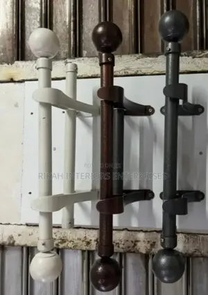 Powder Coated Jua Kali Curtain Rods - All Colors
