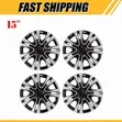 Universal 14" Wheel Covers for Steel Rims (Set of 4) - 3
