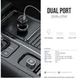 Green Lion Dual Port 50W Car Charger with C-Lightning Cable - 2