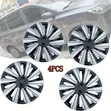 15" Wheel Caps with Alternating Silver Finish Blades - 1