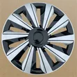 15" Wheel Caps with Alternating Silver Finish Blades - 2
